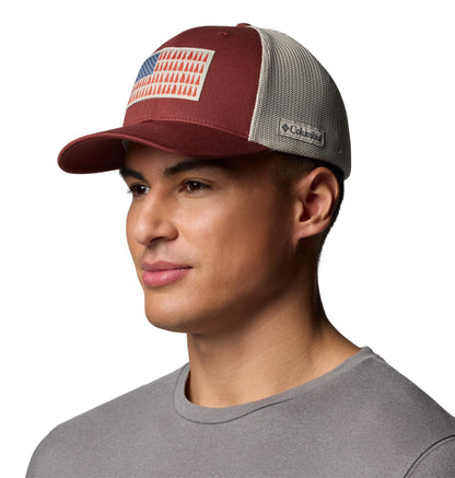 Columbia Unisex Adult PFG Logo Mesh Ball Cap