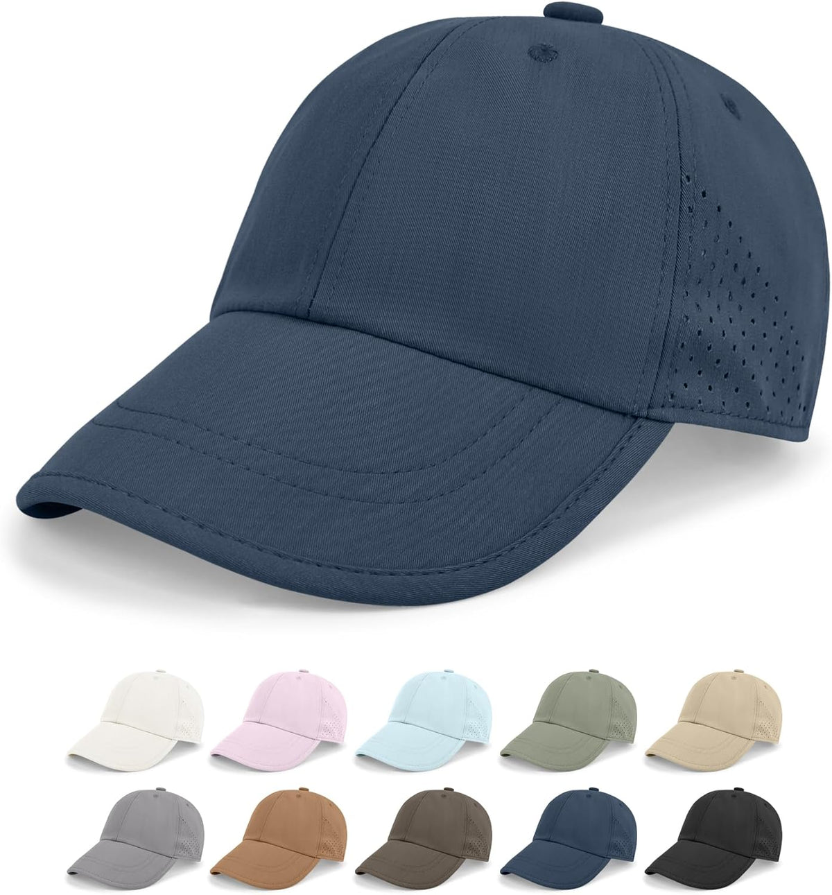 Rosoz Unisex Baseball Cap Vintage UPF 50+ Unstructured Men Women Dad Hat