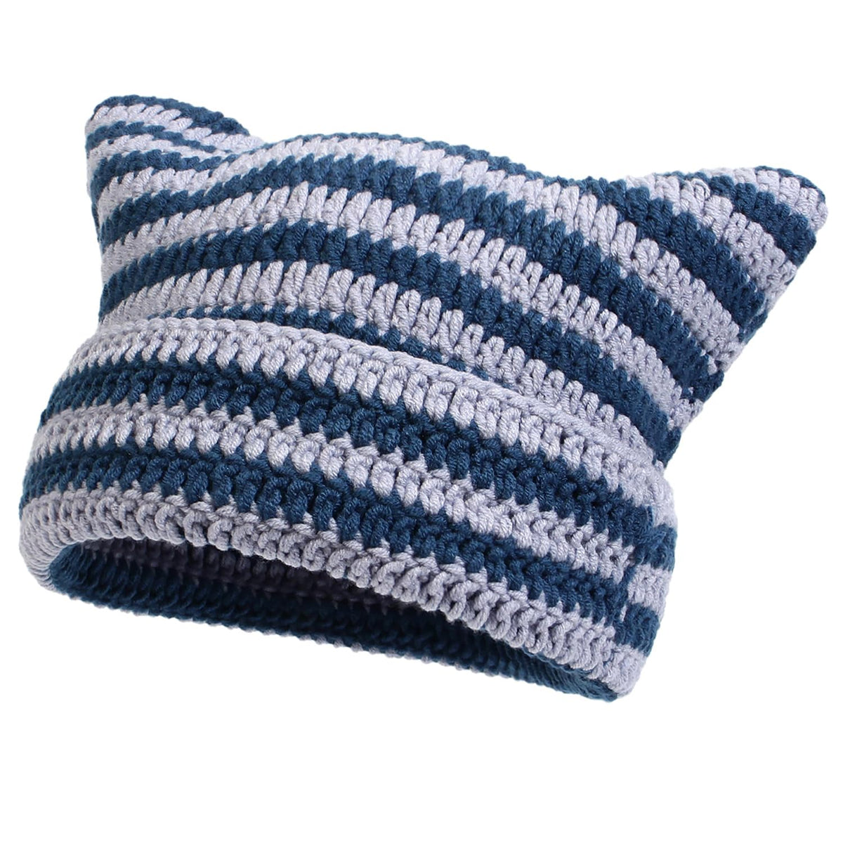 Women Beanie Warm Winter Hats, Soft Knit Lazy Beanie for Women, Women Cat Beanie，Women Fox hat, Slouchy Beanies for Women