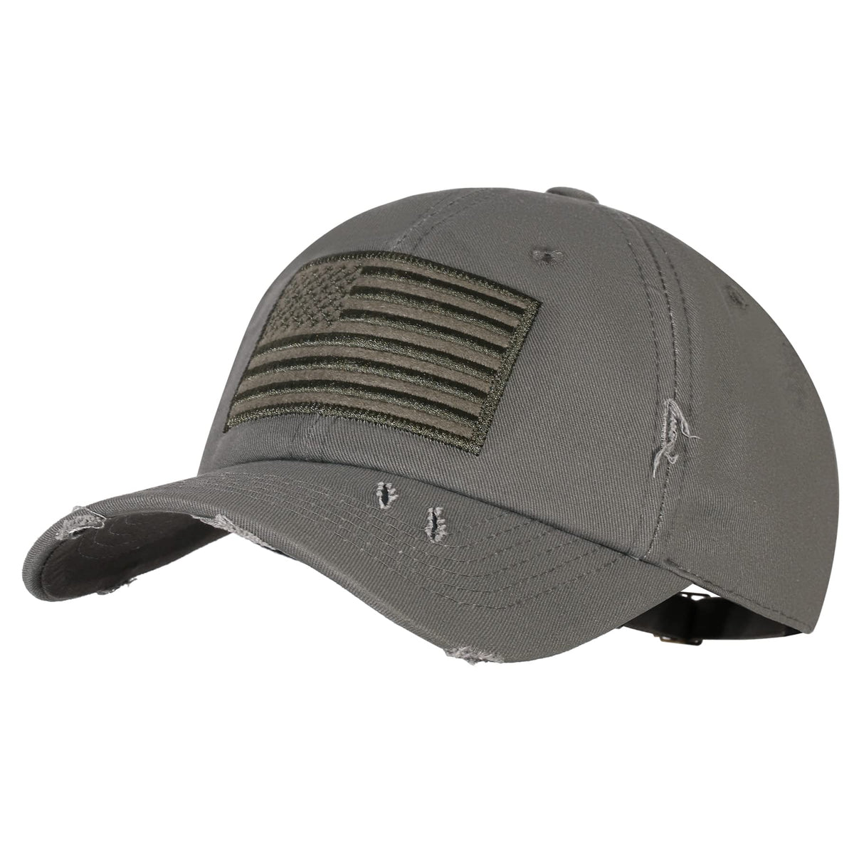 IIN American Flag Baseball Cap for Men Women Low Profile USA Army Tactical Operator Military Plain Dad Hat