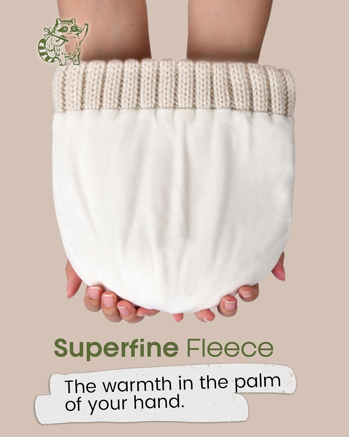 FURTALK Winter Hats for Women Fleece Lined Beanie Knit Chunky Womens Snow Cap