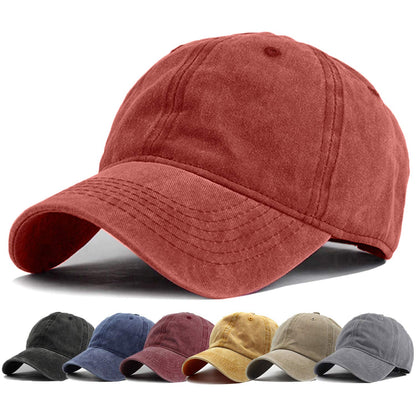 HH HOFNEN Baseball Cap Washed Cotton Unstructured Vintage Hat for Men Women