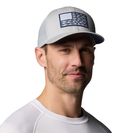 Columbia Unisex Adult PFG Logo Mesh Ball Cap