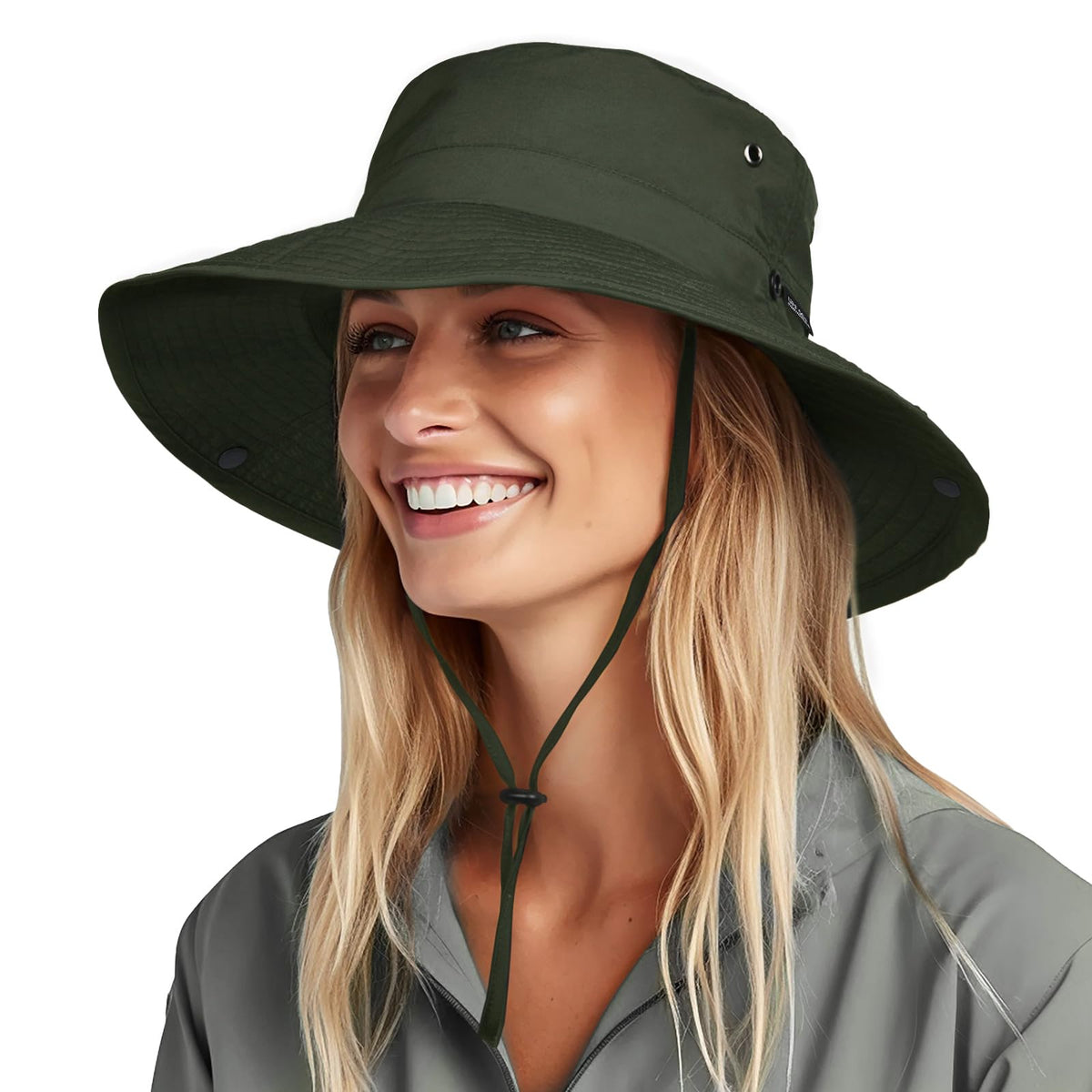 FURTALK Sun Hats for Women Ponytail Wide Brim Summer Packable Cowboy Hat