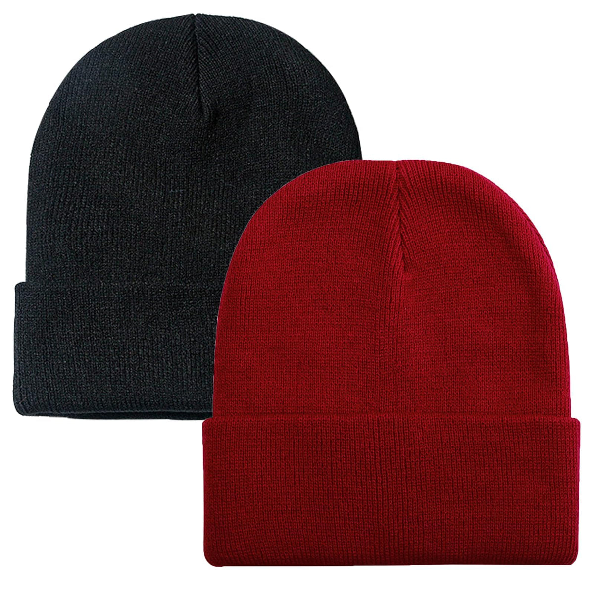 ZOORON Beanie for Men Women Slouchy Winter Beanie Hats Cuffed Skull Caps