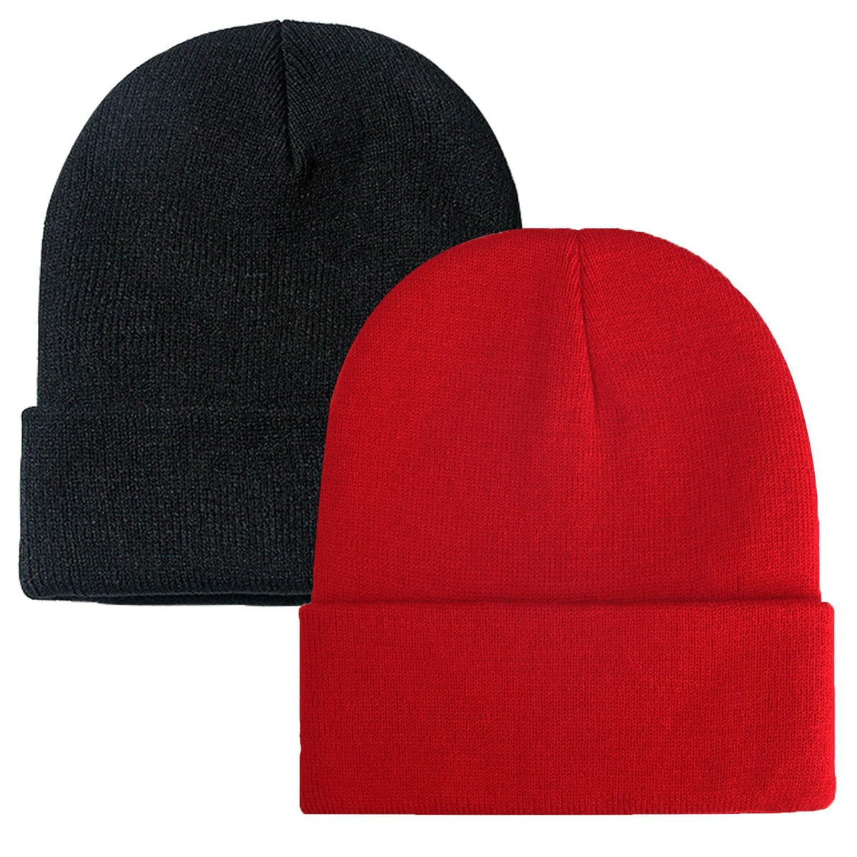 ZOORON Beanie for Men Women Slouchy Winter Beanie Hats Cuffed Skull Caps