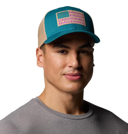 Columbia Unisex Adult PFG Logo Mesh Ball Cap