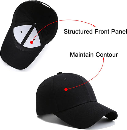 PFFY 2 Packs Baseball Cap Golf Dad Hat for Men and Women