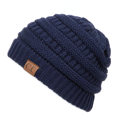 C.C Exclusives Cable Knit Beanie - Thick, Soft & Warm Chunky Beanie Hats
