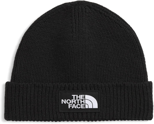 THE NORTH FACE TNF Logo Box Cuffed Beanie | Classic Fit, Rib Knit Winter Hat for Men & Women