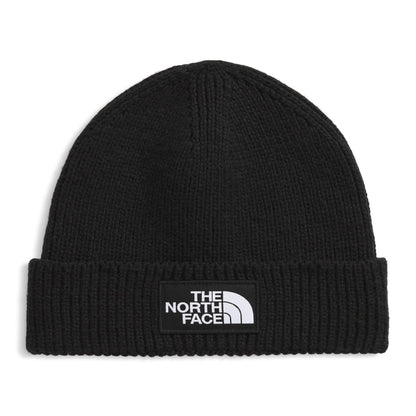 THE NORTH FACE TNF Logo Box Cuffed Beanie | Classic Fit, Rib Knit Winter Hat for Men & Women