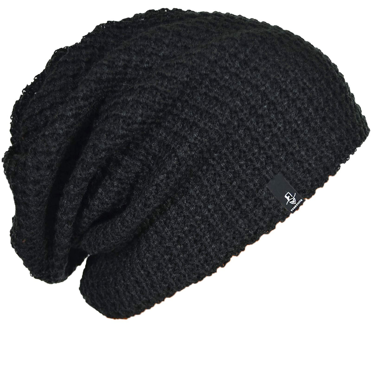 FORBUSITE Mens Slouchy Long Oversized Beanie Knit Cap for Summer Winter B08