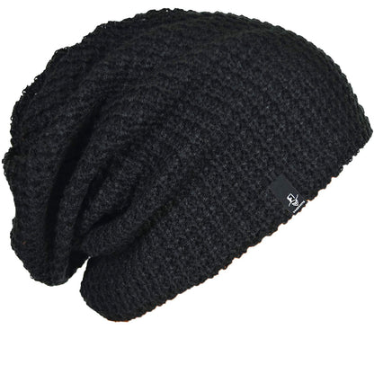 FORBUSITE Mens Slouchy Long Oversized Beanie Knit Cap for Summer Winter B08