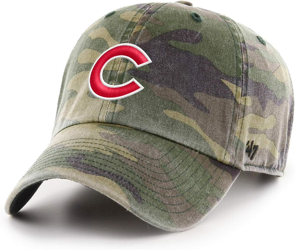 '47 MLB Unisex-Adult Camo Clean Up Adjustable Hat Cap One Size