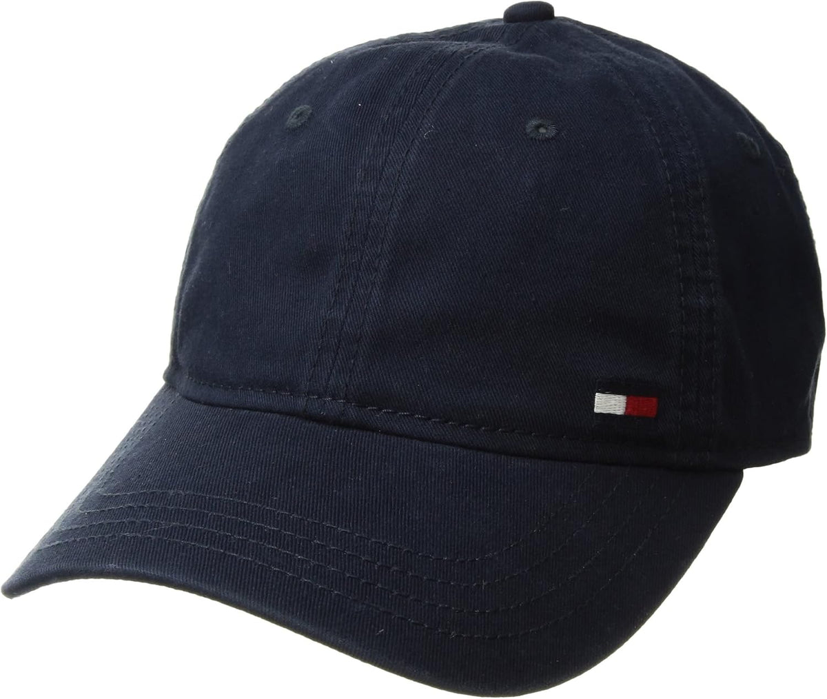 Tommy Hilfiger Men's Cotton Billy Adjustable Flap Baseball Cap