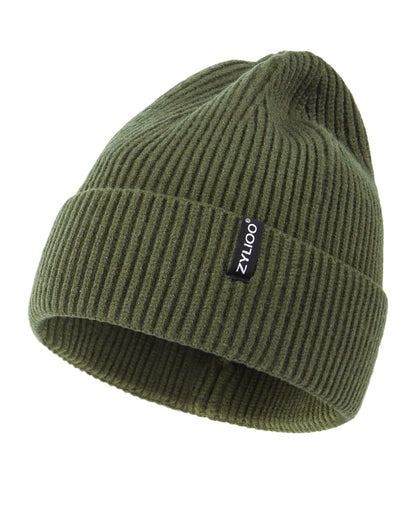 Zylioo XXL Beanie for Men,Big Head Winter Knit Hat,Stretch Warm Skull Cap