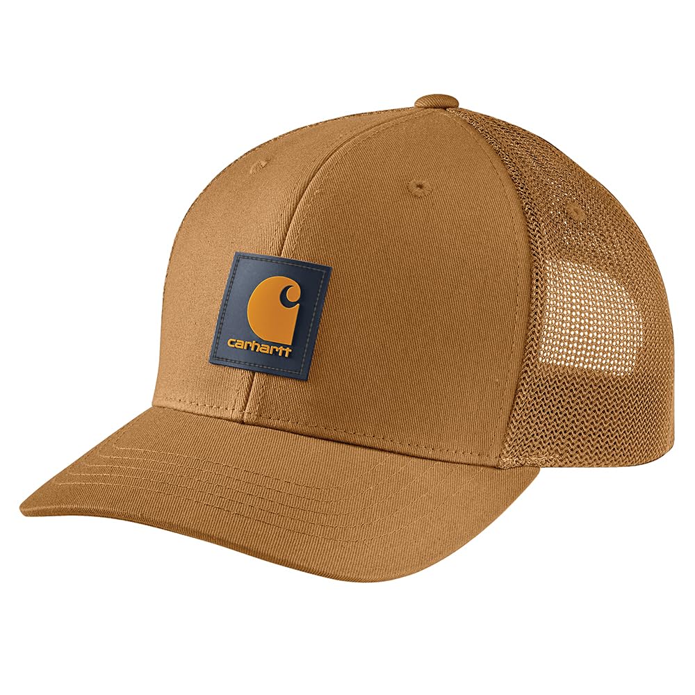 Carhartt Men's Rugged Flex Twill Mesh-Back Logo Patch Cap