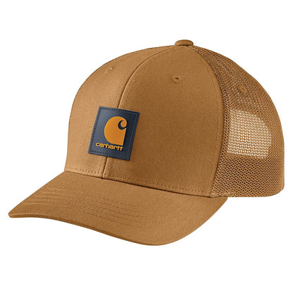 Carhartt Men's Rugged Flex Twill Mesh-Back Logo Patch Cap