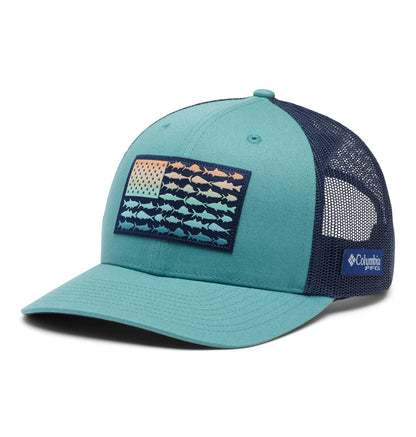 Columbia Unisex Adult PFG Logo Mesh Ball Cap