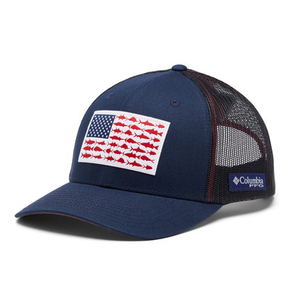 Columbia Unisex Adult PFG Logo Mesh Ball Cap
