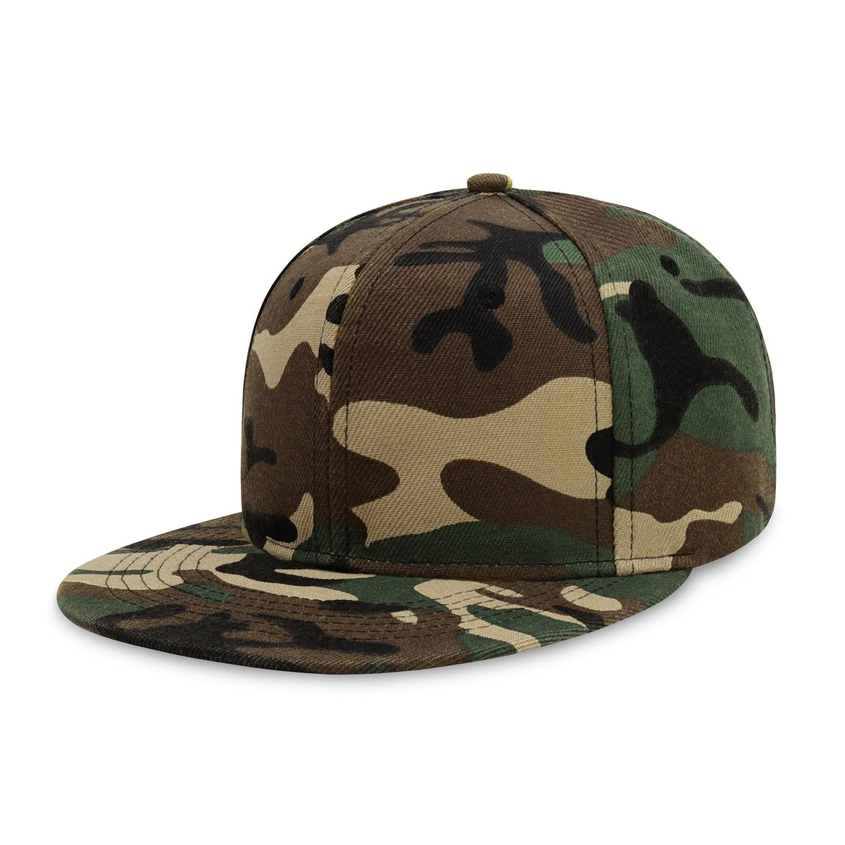 CHOK.LIDS Classic Snapback Flat Bill Hat Blank Adjustable Baseball Cap