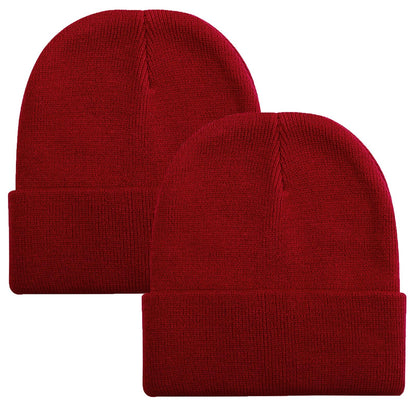 ZOORON Beanie for Men Women Slouchy Winter Beanie Hats Cuffed Skull Caps