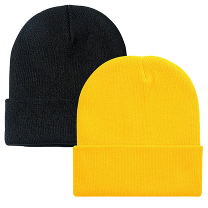 ZOORON Beanie for Men Women Slouchy Winter Beanie Hats Cuffed Skull Caps