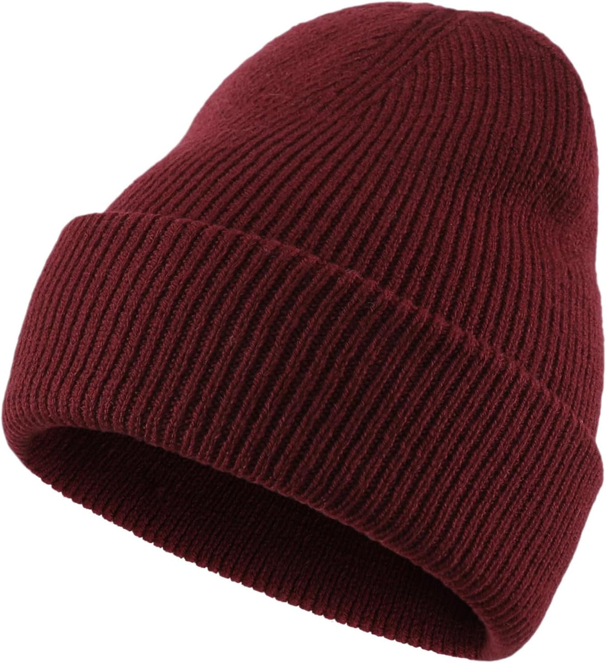 Home Prefer Mens Winter Hats Thick Knit Cuff Beanie Cap Warm Stocking Beanie Hat for Men Women Hunting Fishing Gardening