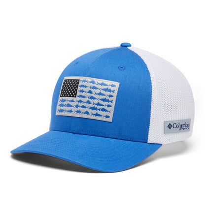 Columbia Unisex Adult PFG Logo Mesh Ball Cap