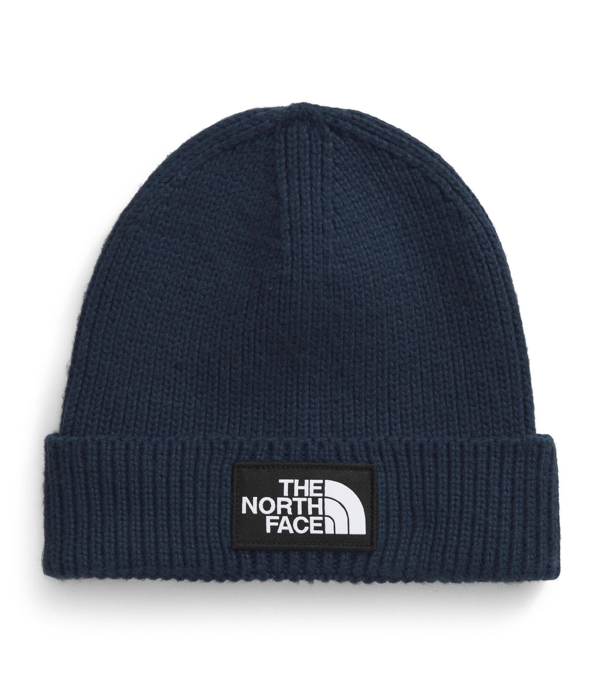 THE NORTH FACE TNF Logo Box Cuffed Beanie | Classic Fit, Rib Knit Winter Hat for Men & Women