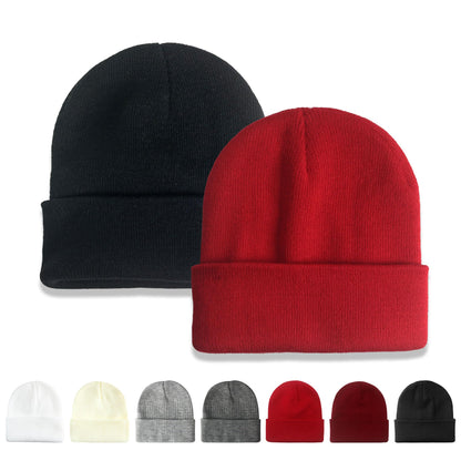 NPQQUAN 2 Packs Beanie for Men Women Winter Hats for Mens Beanie Skull Cap
