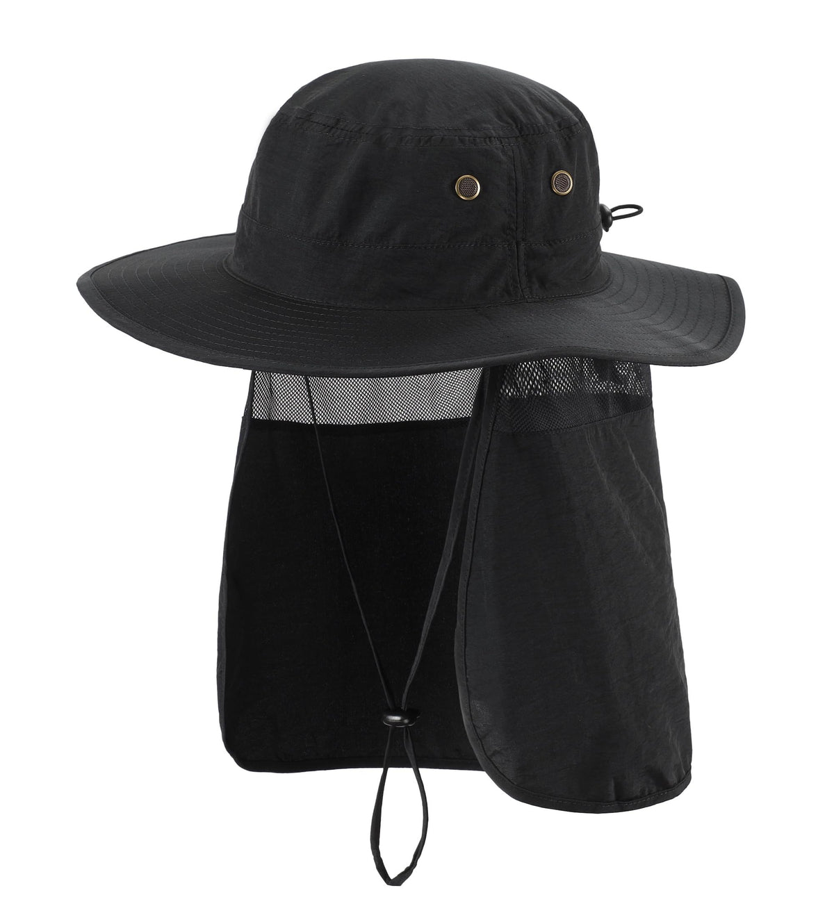 Home Prefer UPF50 Mens Sun Hat with Neck Flap Quick Dry UV Protection Cap Womens Wide Brim Fishing Hat Neck Flap Beach Garden