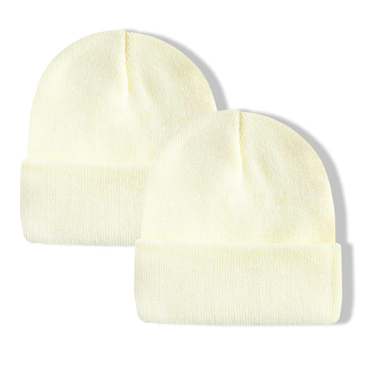 PFFY Unisex Beanie Hats for Men Women Plain Knit Winter Beanies Warm Hat