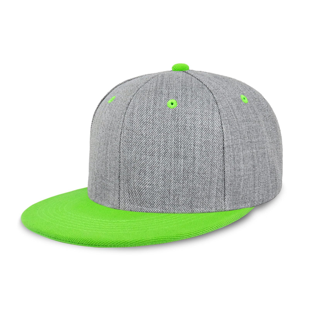 CHOK.LIDS Classic Snapback Flat Bill Hat Blank Adjustable Baseball Cap