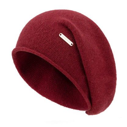 Knit Slouchy Beanie Hats for Women Cashmere Ski Cap Knitted Wool Soft Warm Winter Hat