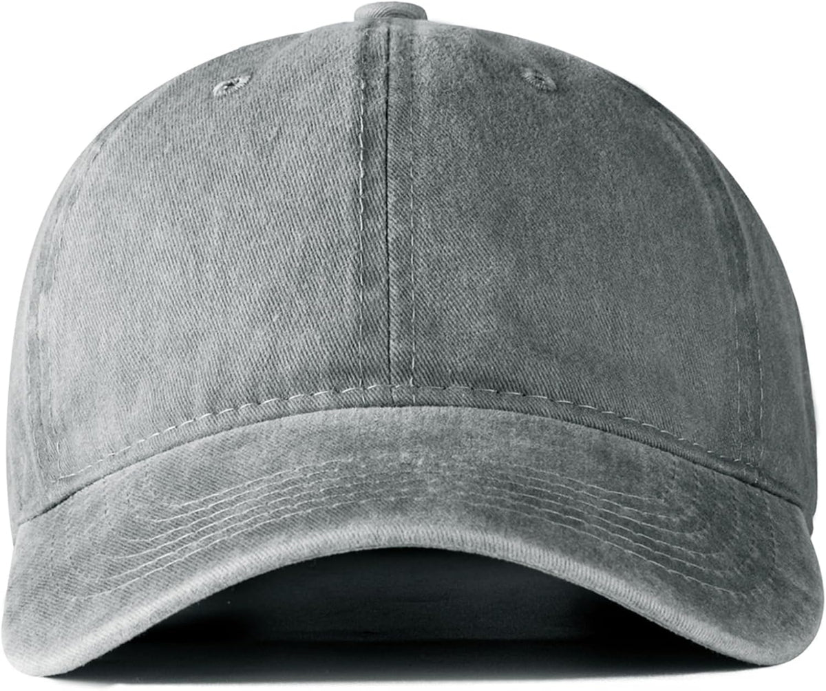 Edoneery Baseball Cap for Men and Women, Low Profile Washed Cotton Dad Hat