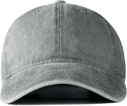 Edoneery Baseball Cap for Men and Women, Low Profile Washed Cotton Dad Hat