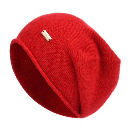 jaxmonoy Slouchy Knit Beanie Hat for Women Winter Soft Warm Ladies Laightweight Slouch Knitted Skull Beanies Cap