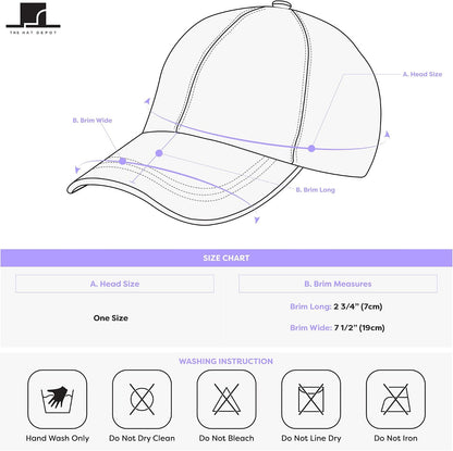 Cotton Baseball Cap Dad Hat – Washed Low Profile Adjustable Hat for Men Women Casual Outdoor Running Golf