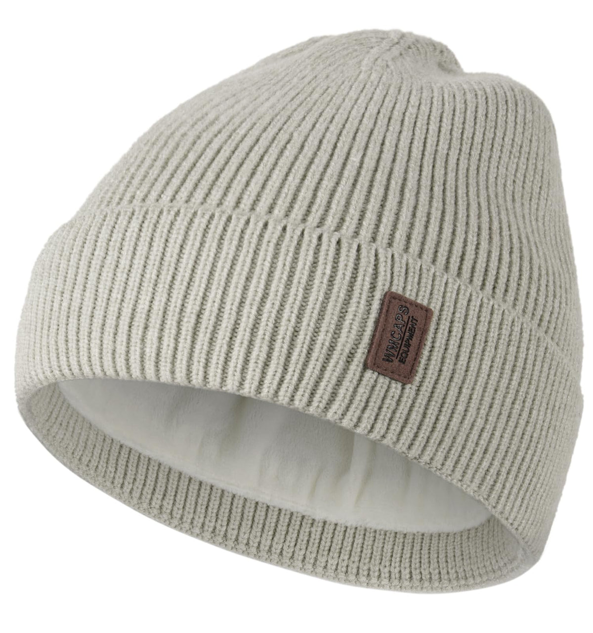 Wmcaps Winter Beanie for Men Women, Soft Warm Fleece Lined Knit Hat