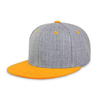 CHOK.LIDS Classic Snapback Flat Bill Hat Blank Adjustable Baseball Cap