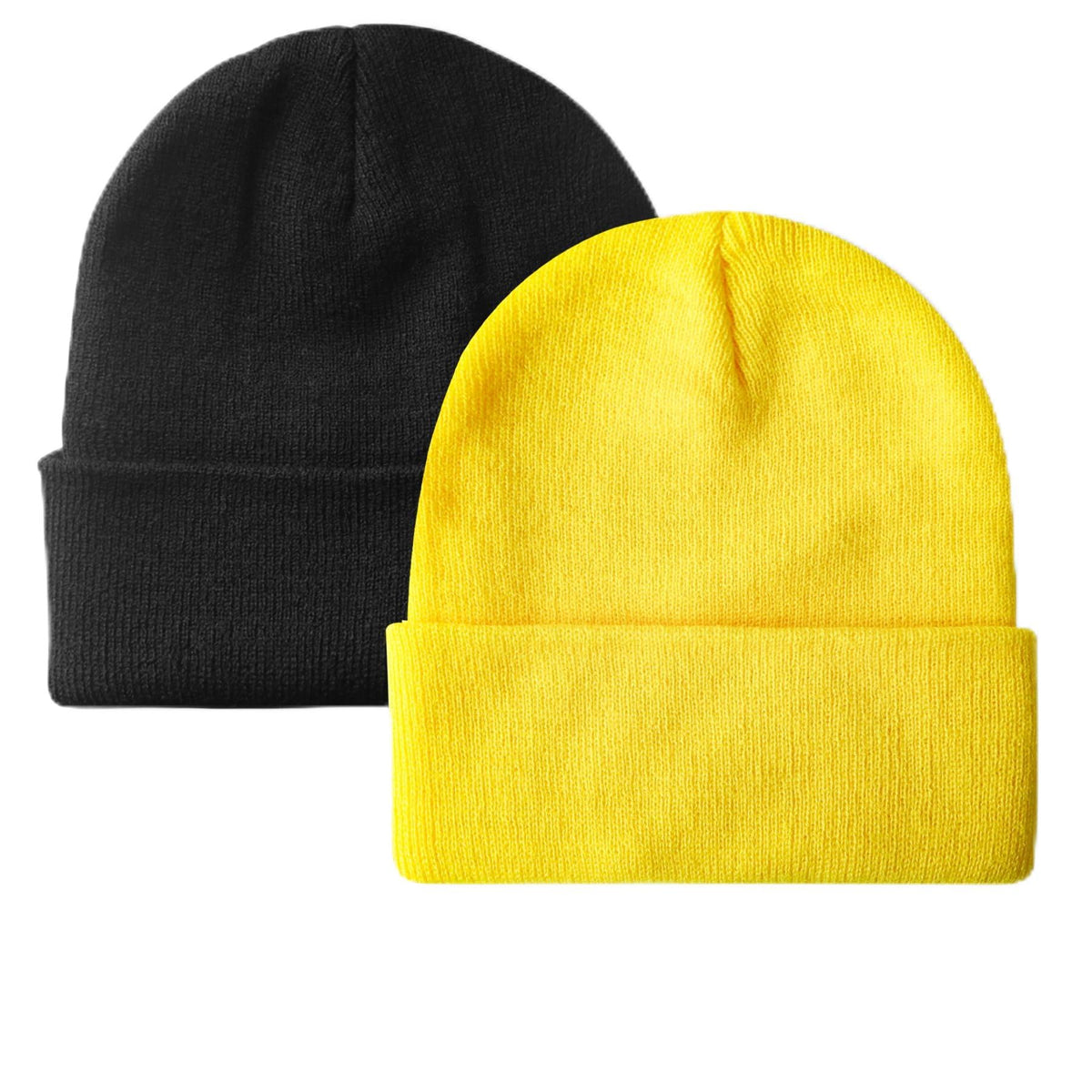NPQQUAN 2 Packs Beanie for Men Women Winter Hats for Mens Beanie Skull Cap