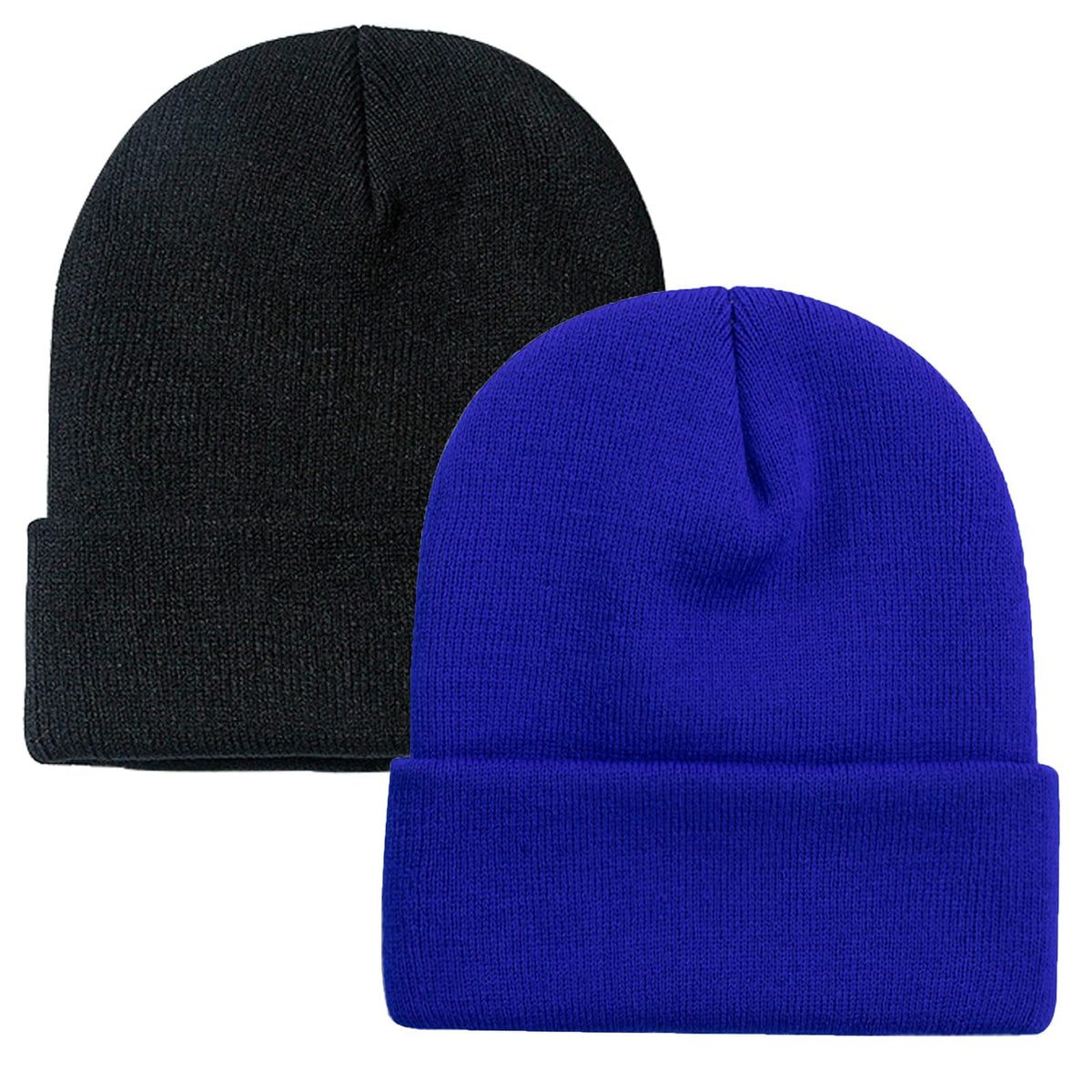 ZOORON Beanie for Men Women Slouchy Winter Beanie Hats Cuffed Skull Caps