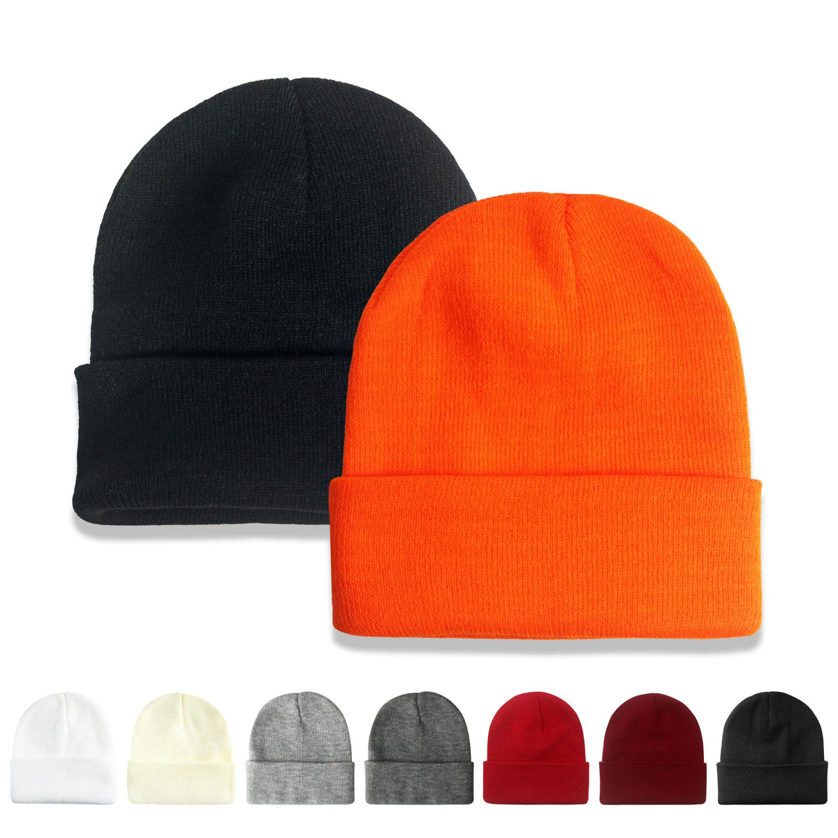 NPQQUAN 2 Packs Beanie for Men Women Winter Hats for Mens Beanie Skull Cap