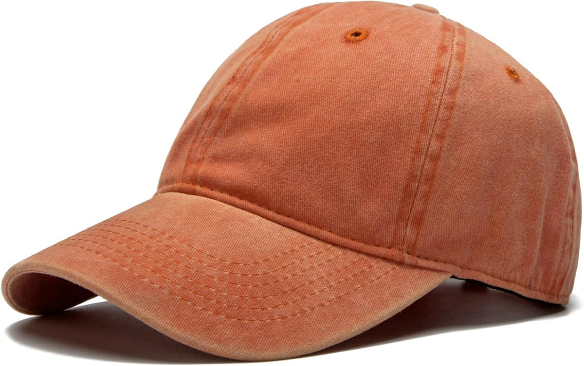 Edoneery Baseball Cap for Men and Women, Low Profile Washed Cotton Dad Hat