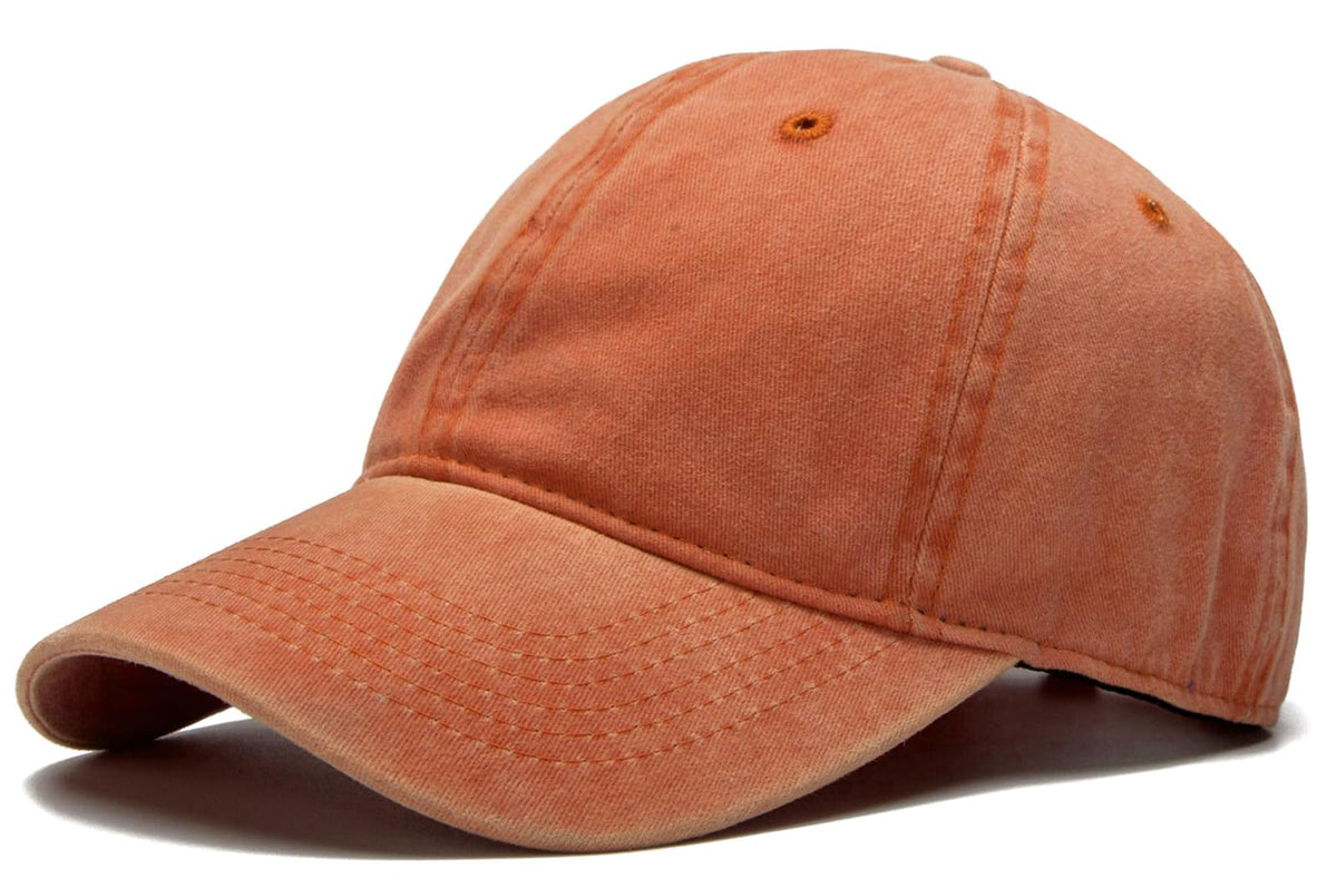 Edoneery Baseball Cap for Men and Women, Low Profile Washed Cotton Dad Hat