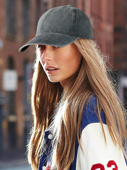 Edoneery Baseball Cap for Men and Women, Low Profile Washed Cotton Dad Hat