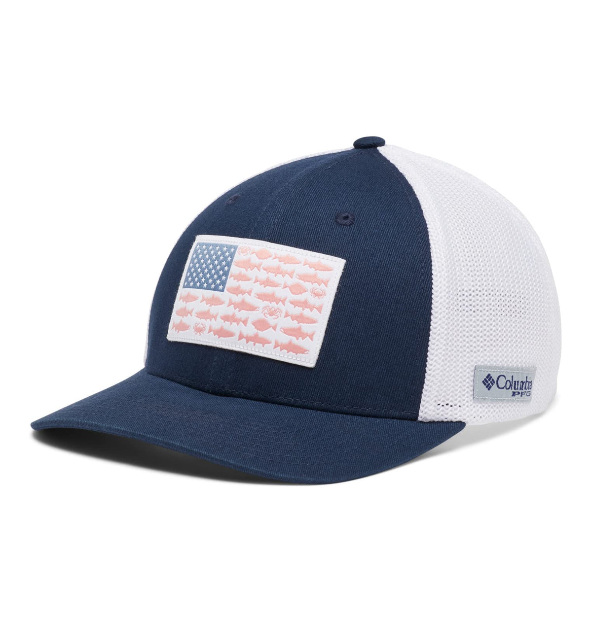 Columbia Unisex Adult PFG Logo Mesh Ball Cap