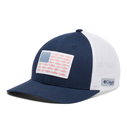 Columbia Unisex Adult PFG Logo Mesh Ball Cap