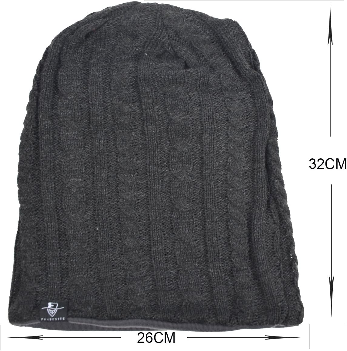 VECRY Men's Slouch Beanie Skull Cap Long Baggy Hip-Hop Winter Summer Hat
